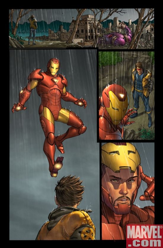 UNCANNY X-MEN #495 Interior Art