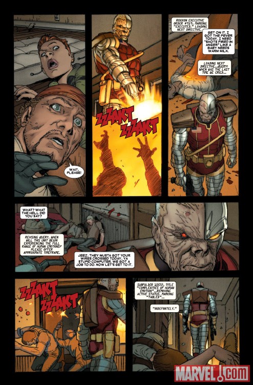 WOLVERINE WEAPON X #15 preview art by Ron Garney