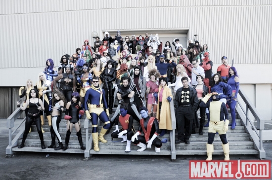 Dragon*Con 2010: Marvel Universe Photo Shoot, X-Men Group