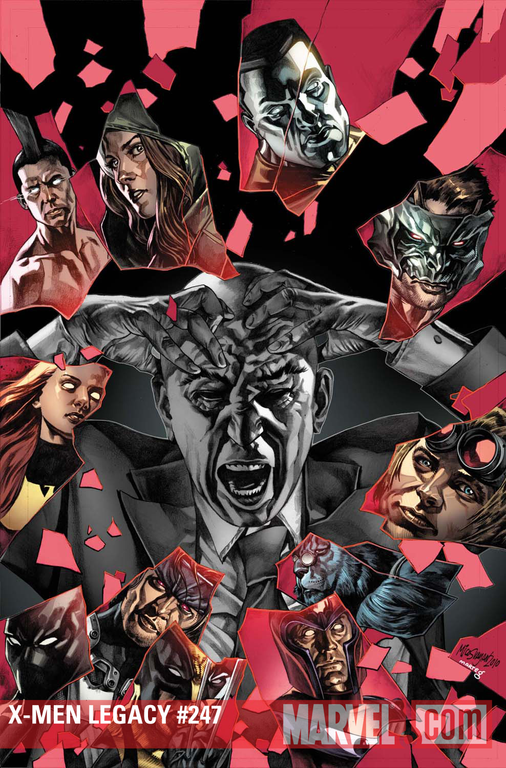 X-Men: Legacy #247 cover by Mico Suayan