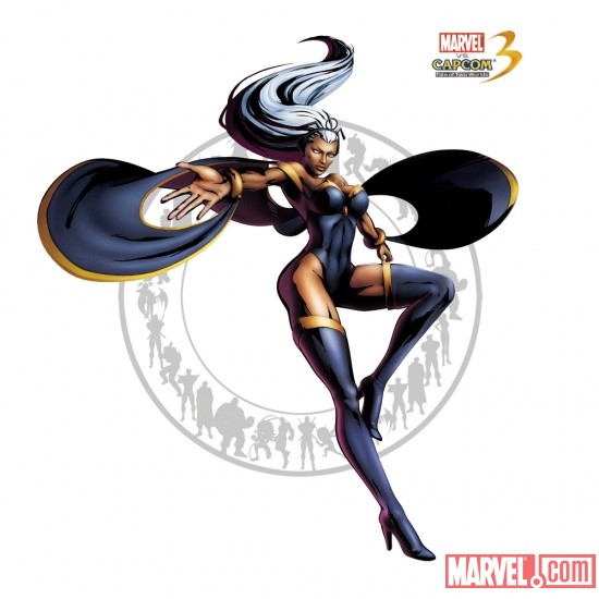 Storm character art from Marvel vs. Capcom 3