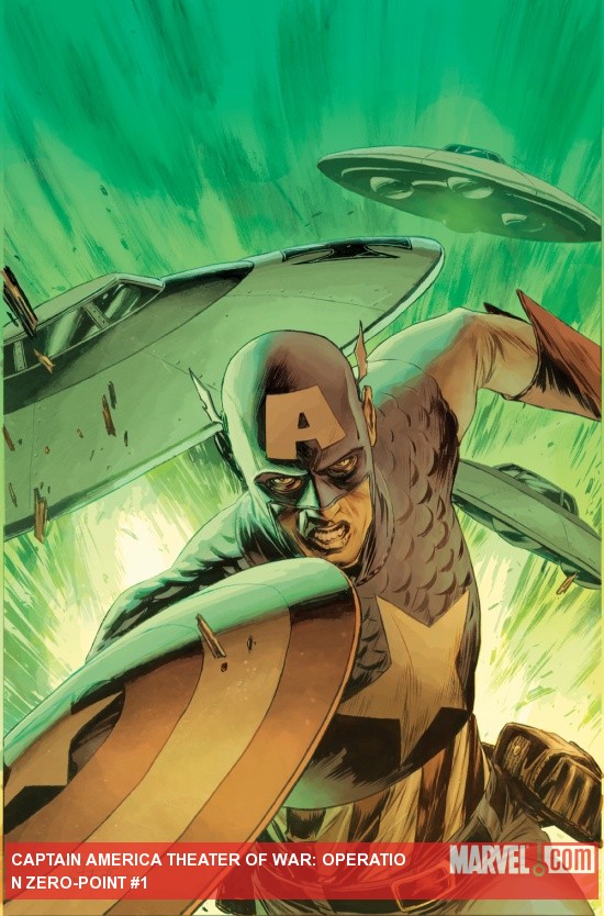 Captain America Theater of War: Zero Point cover art by Mitch Breitweiser