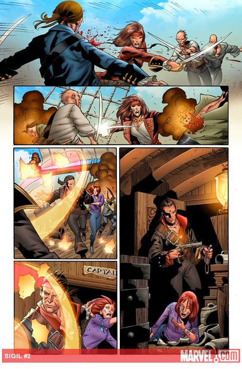 Sigil #2 preview art by Leonard Kirk