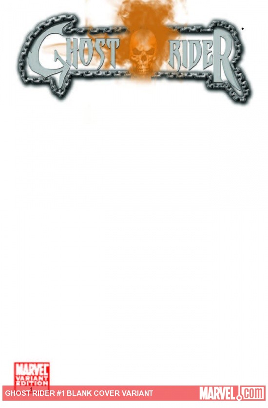 Ghost Rider (2011) #1, Blank Cover Variant