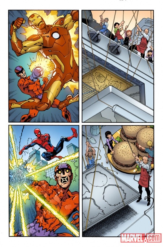 Spider-Man and the Avengers #1 preview art by Todd Nauck