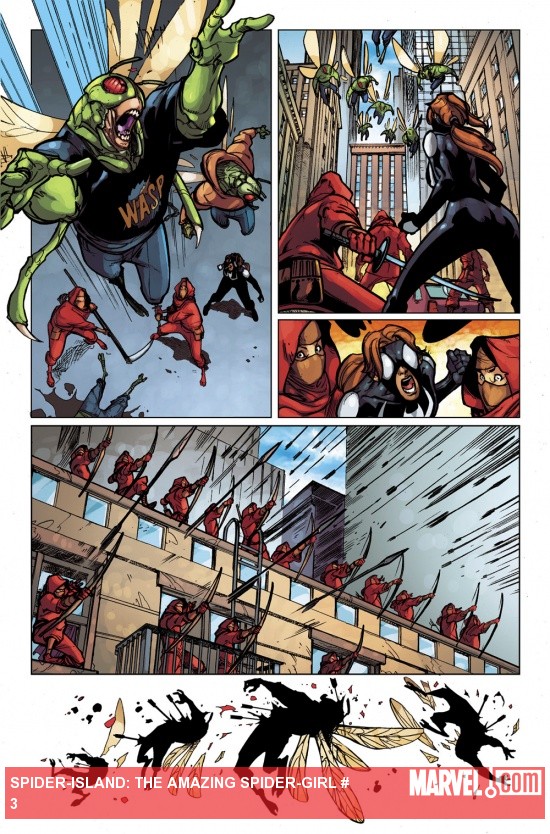 Spider-Island: The Amazing Spider-Girl #3 preview art by Pepe Larraz