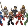 Captain America, Thor, Iron Man, Hulk, and Maria Hill minimates from Diamond Select Toys