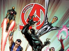 cover from New Avengers (2013) #1 (CAMPBELL VARIANT)