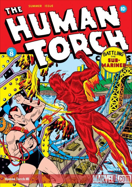 HUMAN TORCH #8 COVER