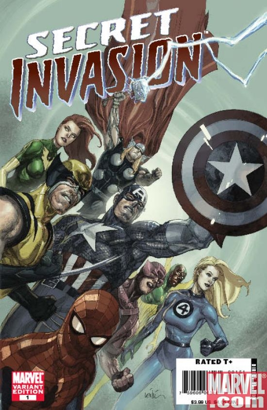 SECRET INVASION #1 Yu Cover