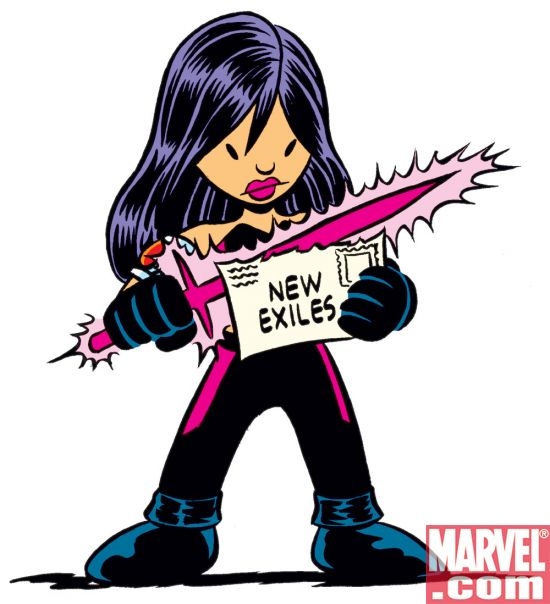 Chris Giarrusso's Mini-Exiles Psylocke