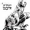 Beast promo sketch by Mike Deodato