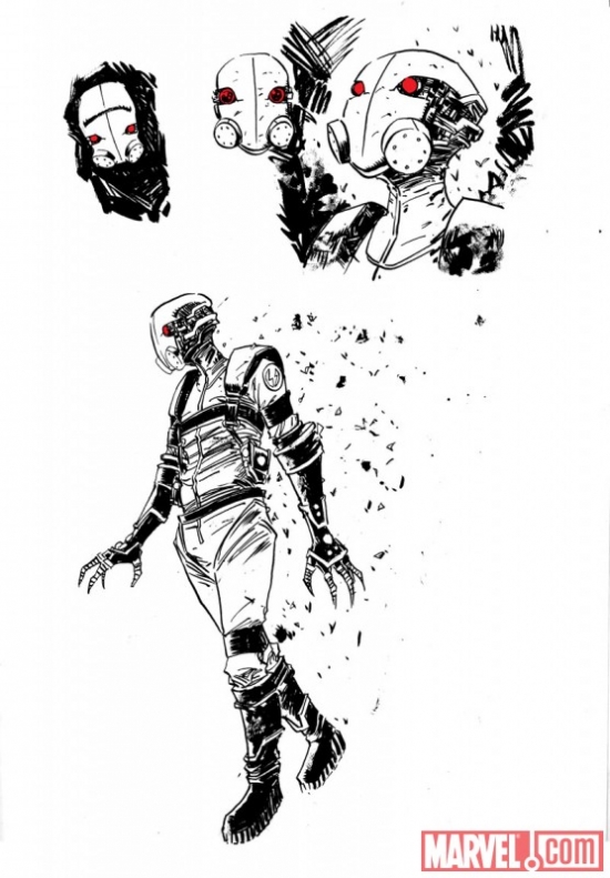Ghost sketch by Declan Shalvey