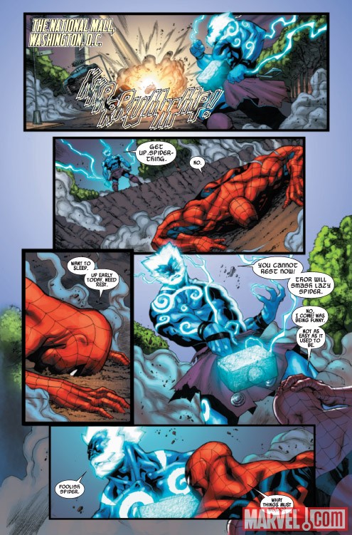 WORLD WAR HULKS: SPIDER-MAN VS. THOR #1 preview art by Jorge Molina