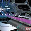 Background art of Kang's ship from 'The Avengers: Earth's Mightiest Heroes!'