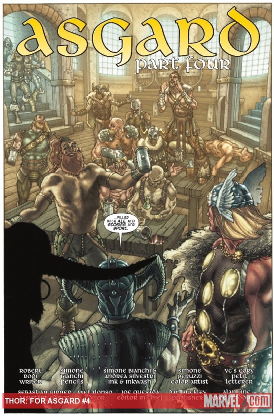 THOR: FOR ASGARD #4 preview page by Simone Bianchi