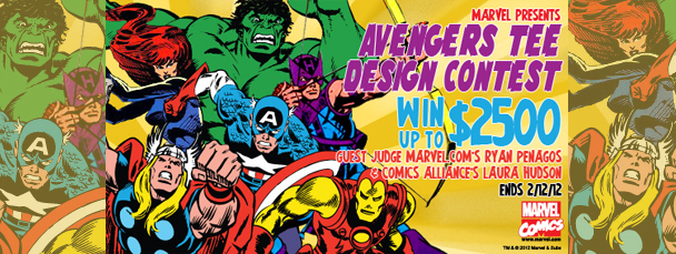 Enter Might Fine's Avengers Tee Design Contest