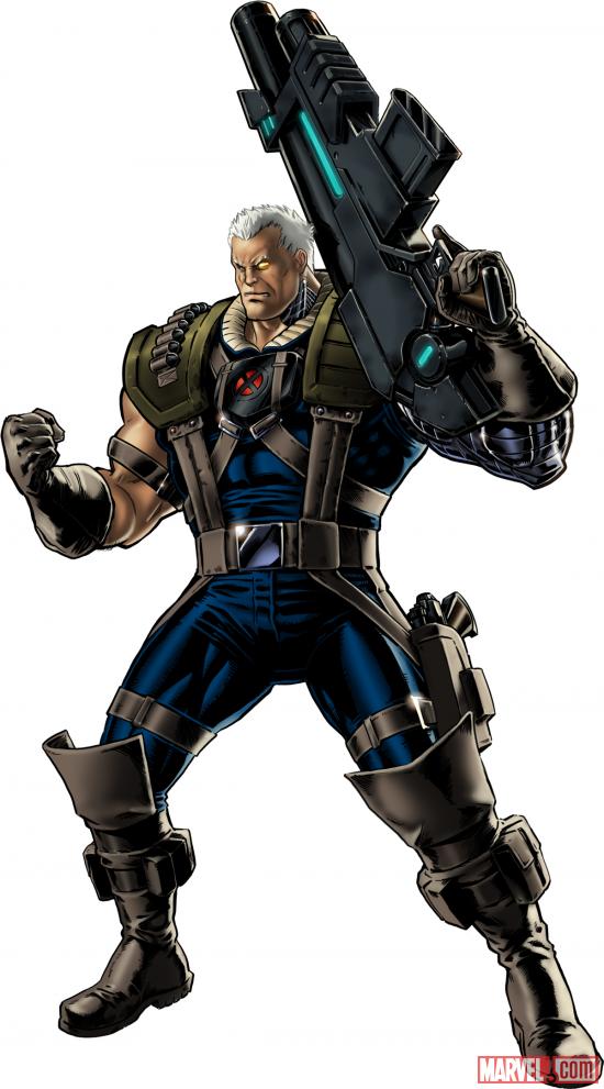 Cable character model from Marvel: Avengers Alliance
