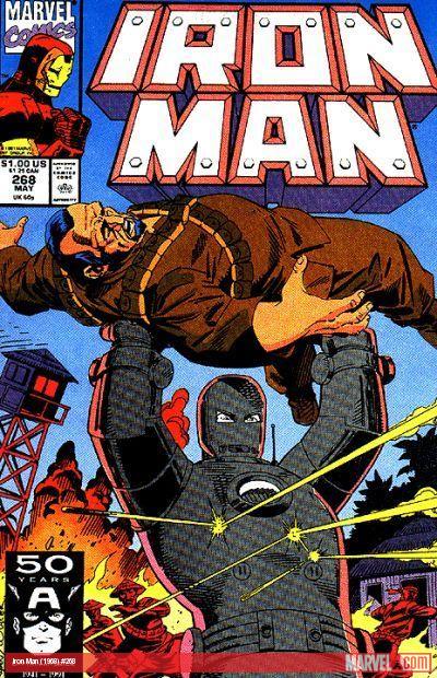 Iron Man #268 cover