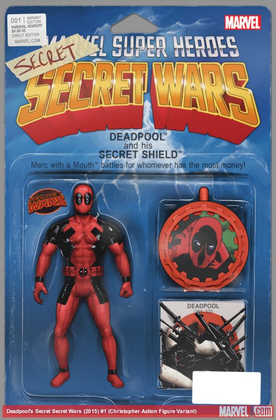 Deadpool's Secret Secret Wars (2015) #1 (Christopher Action Figure Variant)