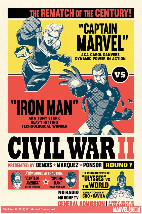 Civil War II (2016) #7 (Michael Cho Variant)