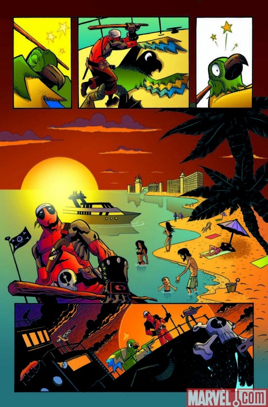 DEADPOOL #13 art by Shawn Crystal