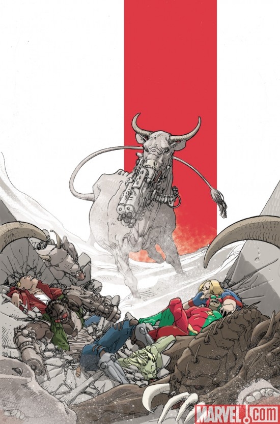 SKRULL KILL KREW #5 cover by Mario Alberti