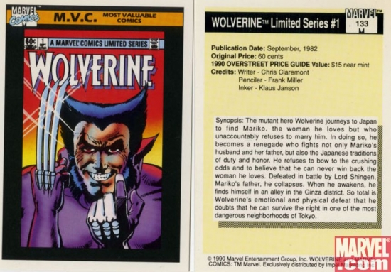 Wolverine Limited Series #1, Card #133