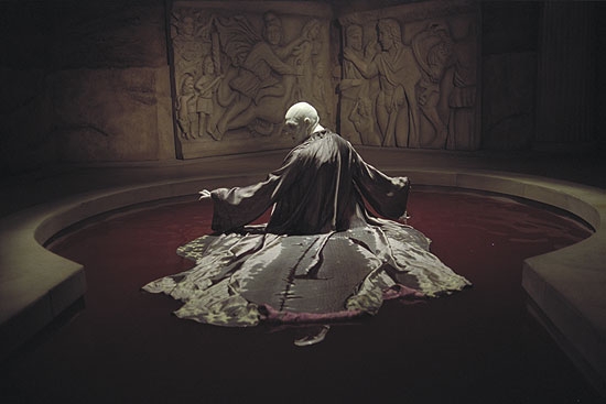 Eli Damaskinos in his blood bath