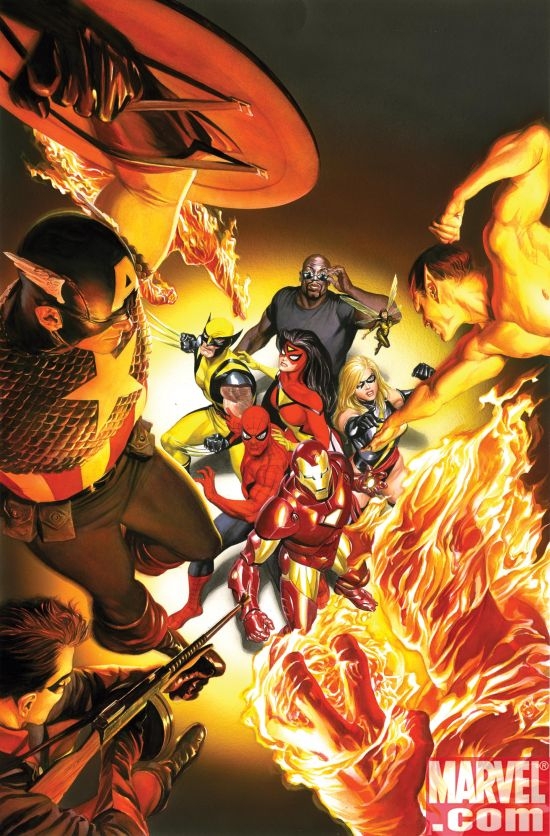 AVENGERS/INVADERS #1 ROSS COVER