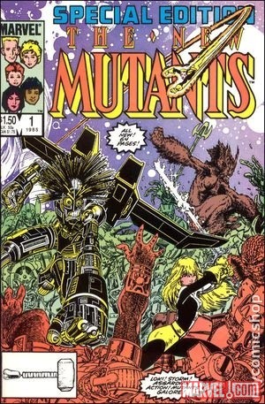 NEW MUTANTS SPECIAL #1 cover by Art Adams