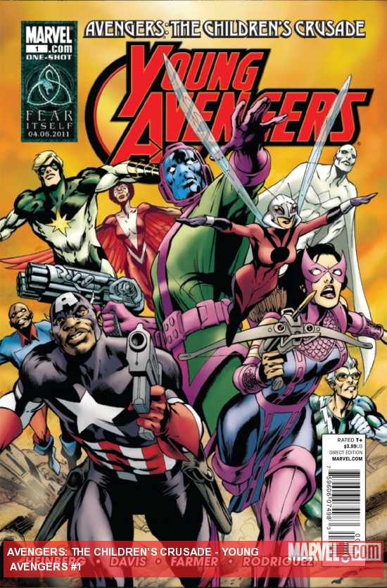Avengers: The Children's Crusade - Young Avengers (2010) #1 cover by Alan Davis, Mark Farmer & Javier Rodriguez