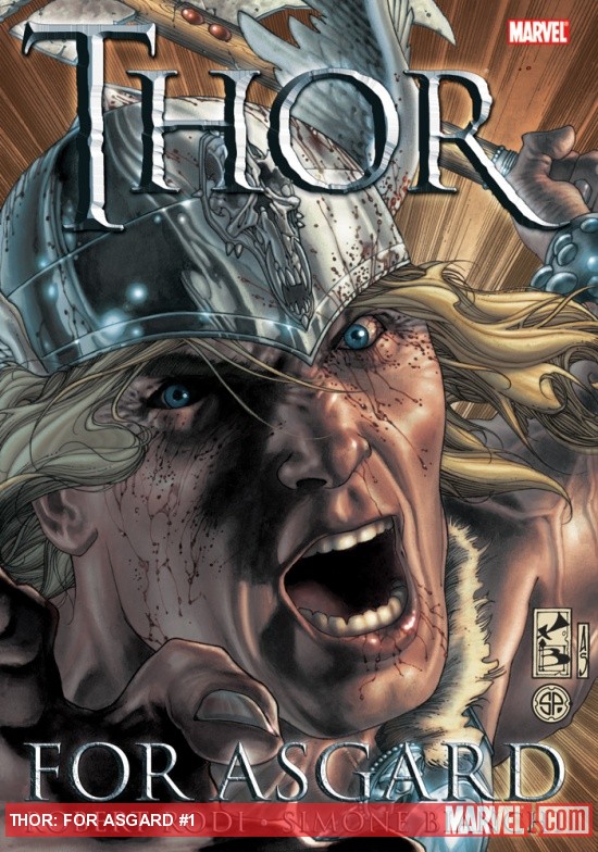 THOR: FOR ASGARD HC cover by Simone Bianchi