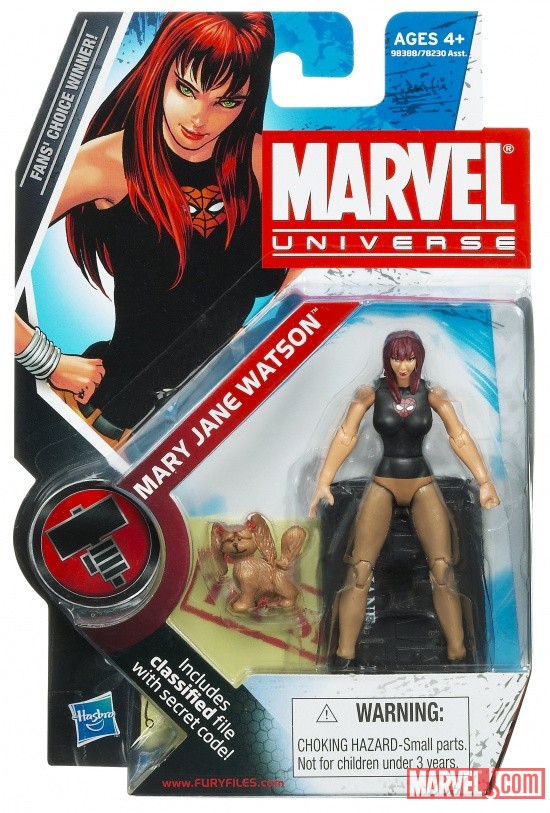 Mary Jane Watson 3 3/4 Inch Marvel Universe Action Figure from Hasbro, Wave 9
