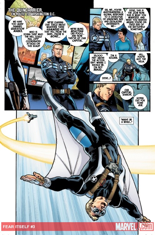 Fear Itself #3 art by Stuart Immonen
