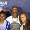 Spike Lee with children Jackson and Satchel at the Spider-Man: Turn Off the Dark Premiere