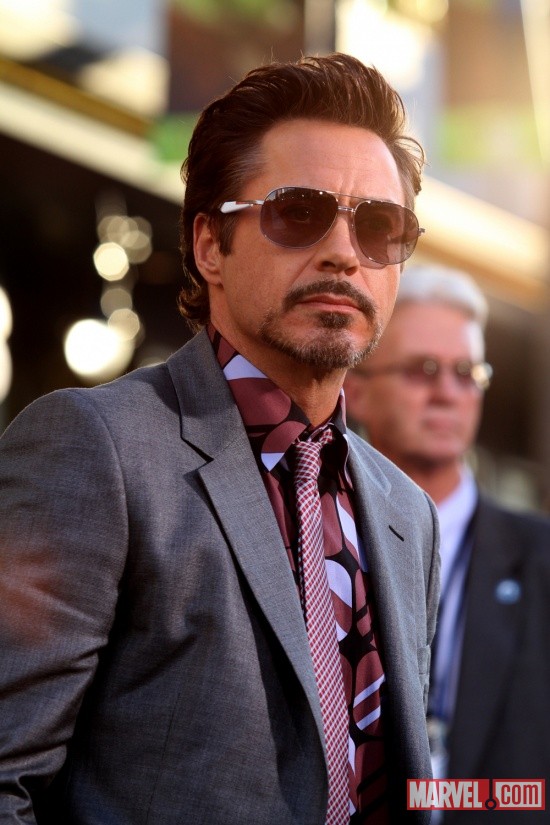 Robert Downey, Jr. at the Captain America: The First Avenger world premiere
