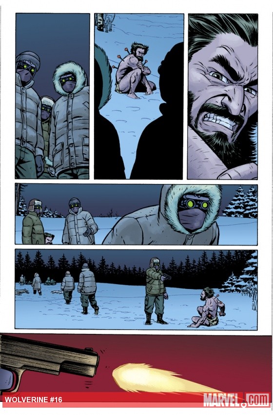 Wolverine (2010) #16 preview art by Goran Sudzuka