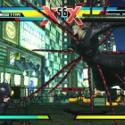 Nemesis and Viewtiful Joe in Ultimate Marvel vs. Capcom 3 for the PlayStation Vita