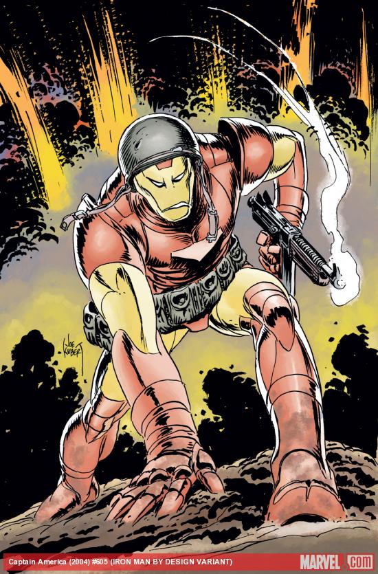Captain America #605 variant cover by Joe Kubert