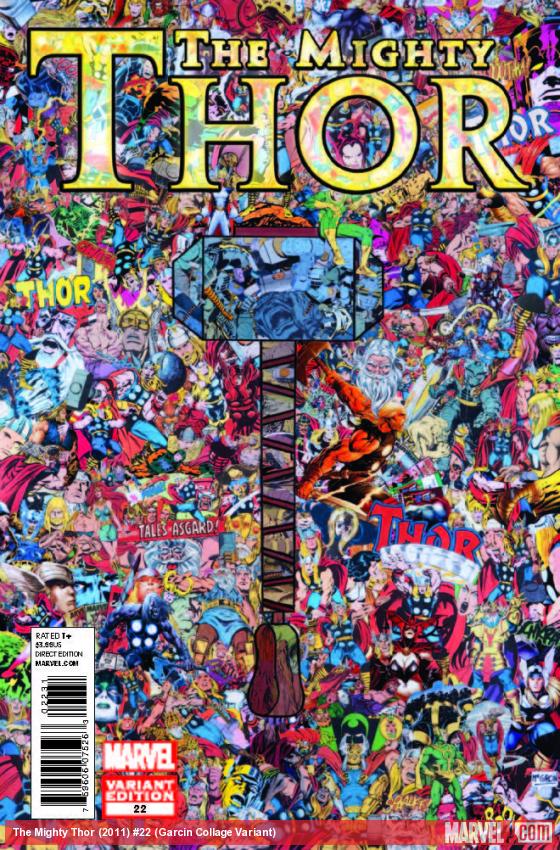 The Mighty Thor (2011) #22 (Garcin Collage Variant)