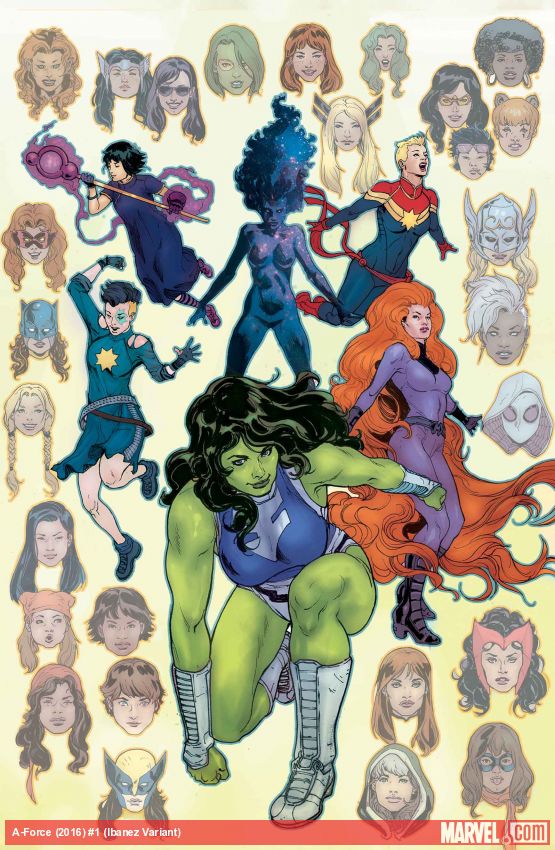 A-Force (2016) #1 (Ibanez Variant)