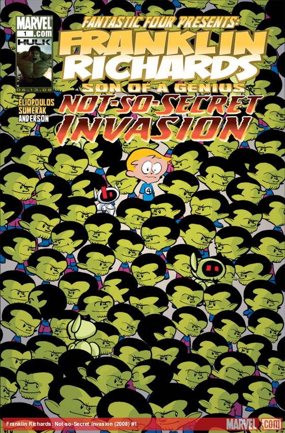 FRANKLIN RICHARDS: NOT-SO-SECRET INVASION 1 (2008) #1