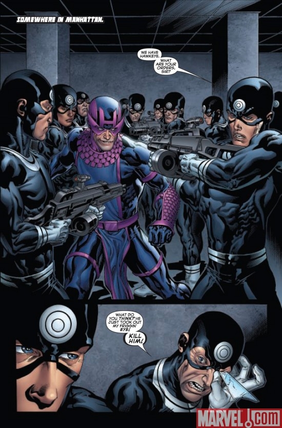 DARK REIGN: HAWKEYE #4, page 1