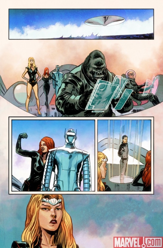AGENTS OF ATLAS #6 preview art by Gabriel Hardman