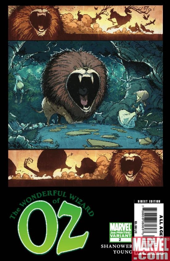 THE WONDERFUL WIZARD OF OZ #2 SECOND PRINTING VARIANT cover by Skottie Young