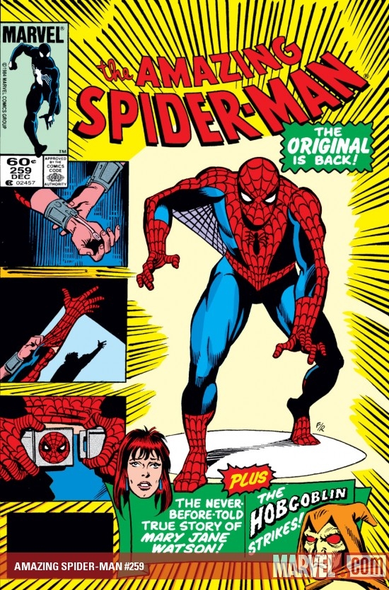 AMAZING SPIDER-MAN #259 COVER