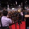 John works the crowd