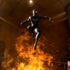 Spider-Man rises from the flames