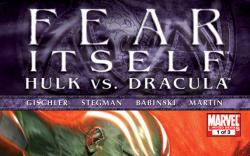 Fear Itself: Hulk vs. Dracula #1 Cover Art by Gabriel Dell'Otto